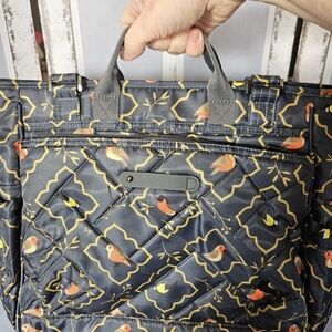 Lug Cabby Tote In Songbirds Grey